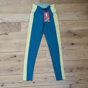 Cotopaxi Blue and Yellow Leggings